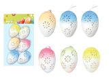 vajíčka plast 6cm/6ks mix S180260 2221330