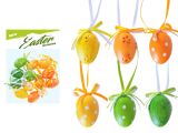 vajíčka plast 4cm/12ks potisk 409 2221435