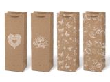taška dárková T12 KRAFT mix č.77 125x365x90 5252869
