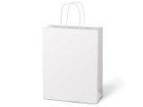taška dárková T 5 kraft 260x320x100 bílá 5252898
