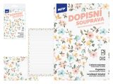 dopisní papír barevný LUX 5+10 (Květy) 5550370