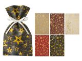sáček vánoční 16x25cm FABRIC STAR 5800813 sáček vánoční 16x25cm FABRIC STAR 5800813