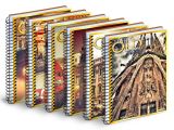 blok se spirálou 18x13cm linka, 120 listů 7500802