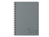 blok se spirálou dark gray 11x15cm 80l/70g 7501647