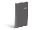 diář 2026 T806 PVC dark gray 90x170mm 7781510