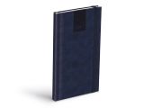 diář 2026 T806 PU s gumkou bluegray 90x170mm 7781515