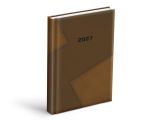 diář 2027 D801 PU hnědý/hnědý 7781559