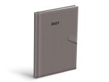 diář 2027 T805 PU šedý s magnetem 7781588
