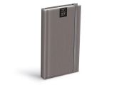 diář 2027 D802 PU šedý s gumkou 90x170mm 7781605