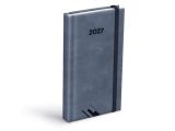 diář 2027 D802 PU šedý s gumkou 90x170mm 7781606 diář 2027 D802 PU šedý s gumkou 90x170mm 7781606