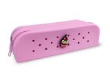 gifty - Dvojitý silikonový penál růžový + 1 pin zdarma 8071401