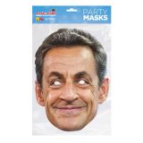 Papírová maska Nicolas Sarkozy