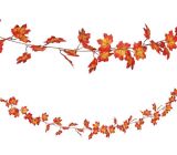 Girlanda oranžové listí
