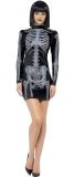 Kostým Kostlivka šaty 3D Kostým Kostlivka šaty 3D