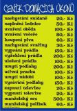 Certifikát Ceník domácích úkonů
