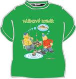 Tričko Pat a Mat Vášnivý rybář bílé