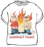 Tričko Pat a Mat Dokonalý hasič