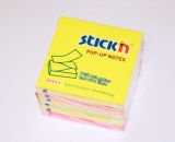 Bločky samolepící Stick´n 76x76 mm, 100 l, 6 bločků v bal, neon. Mix /21848