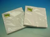 Ubrousky SDBI000100 BÍLÉ 33x33, 20ks