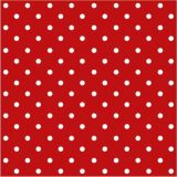 Ubrousky Puntík červené 33x33cm /SDL066023/