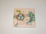 Ubrousky Daisy L White and blue eggs with hydrangea