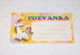 Pozvánka Jednorožec  10 ks /2339