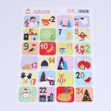 Samolepky ADVENTNÍ KALENDÁŘ / 801 Samolepky ADVENTNÍ KALENDÁŘ / 801