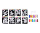 Kreativní set velvet - suché barvy + vatové tyčinky W026533 Kreativní set velvet - suché barvy + vatové tyčinky W026533