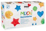 Sada barev, MUCKI Craft, 6 barev, 6x80ml, KREUL ,balení 6 ks