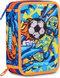 Penál plný Triplo, fotbal/skate, třípatrový, na zip, MITAMA 69941 Penál plný Triplo, fotbal/skate, třípatrový, na zip, MITAMA 69941