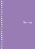 Spirálový sešit Genius, mix motivů, čtverečkovaný, A6, 80 listů, PP desky, SHKOLYARYK A6-080-6807K