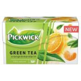 Zelený čaj, pomeranč a mandarinka, 20x 1,5 g, PICKWICK 4060332 Zelený čaj, pomeranč a mandarinka, 20x 1,5 g, PICKWICK 4060332