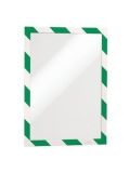 Prezentační rám DURAFRAME SECURITY, zelená/bílá, A4, samolepicí, 2 ks, DURABLE 4944131 ,balení 2 ks Prezentační rám DURAFRAME SECURITY, zelená/bílá, A4, samolepicí, 2 ks, DURABLE 4944131 ,balení 2 ks