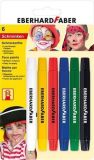 Barvy na obličej, 6 barev, vysouvací, EBERHARD-FABER E579107