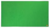1915425 Širokoúhlá textilní nástěnka Impression Pro, zelená, 40/ 89 x 50 cm, hliníkový rám, NOBO