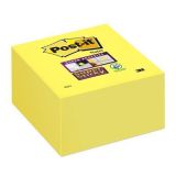 Samolepicí bloček Super Sticky, žlutá, 76x76 mm, 350 listů, 3M POSTIT ,balení 350 ks