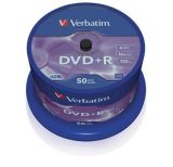 DVD+R 4,7GB, 16x, AZO, Verbatim, 50-cake ,balení 50 ks