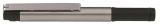 28012 Kuličkové pero F 301 Compact, modrá, 0,24 mm, černé tělo z nerezové oceli, ZEBRA