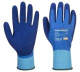 Ochranné rukavice Liquid Pro, modrá, latexové, vel. L, AP80B4RL