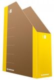 Stojan na časopisy Life, neonově žlutý, karton, 80 mm, DONAU