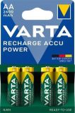 Nabíjecí baterie, AA (tužková), 4x2500 mAh, přednabité, VARTA Professional Accu