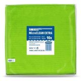 Utěrka MicroCLEAN Extra, zelená, univerzální, 10 ks, 40 x 40 cm, BONUS B253 ,balení 10 ks