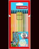 Fixy Pen 68, 10 barev, 1 mm, STABILO 6810-22