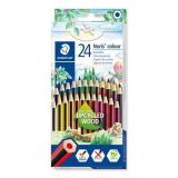 Barevné pastelky Noris Colour 185, 24 různých barev, šestihranné, STAEDTLER 185 CD24 02