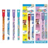 Roller Spinny Pen, 0,7/0,35mm, vymazatelný, 2ks, fialová+tyrkysová, MITAMA 63811-90159 ,balení 2 ks