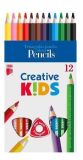 Barevné pastelky Creative Kids, 12 ks, trojúhelníkový tvar, jumbo, ICO 7140133002