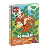 Kreativní sada Animals Mosaic, lesní zvířátka, APLI Kids 14289