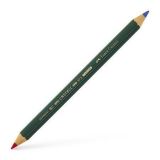 Oboustraná tužka, červená/modrá, maxi, FABER-CASTELL