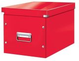 Krabice Click&Store, červená, vel. L, lesklá, LEITZ 61080026