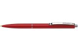 Kuličkové pero K15, červená, 0,5mm, stiskací mechanismus, SCHNEIDER ,balení 20 ks